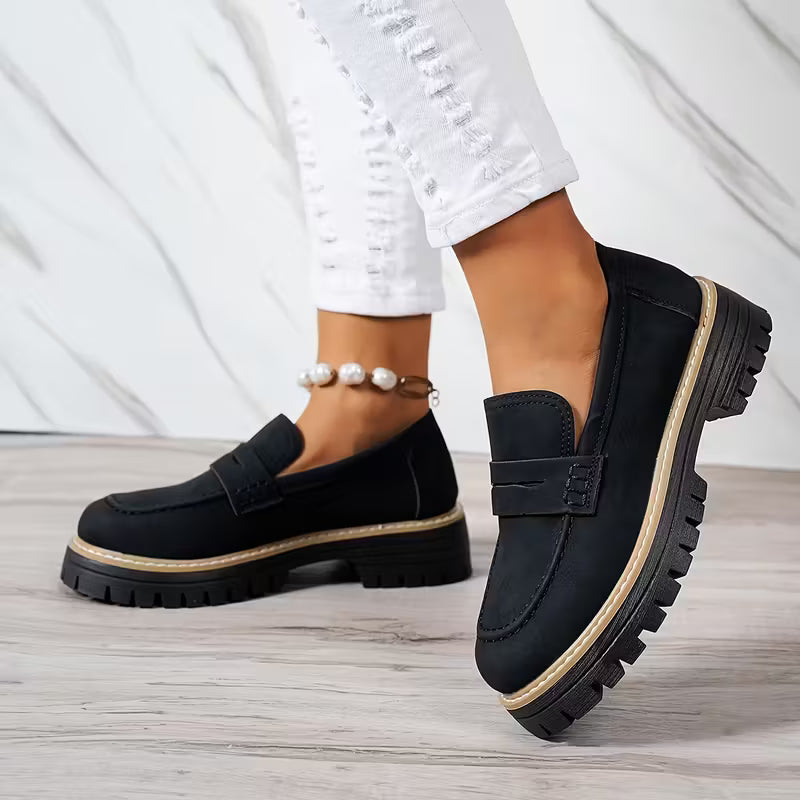 ComfortStep™ Women’s Supportive Vintage Loafers – Premium Comfort & Lightweight Walking