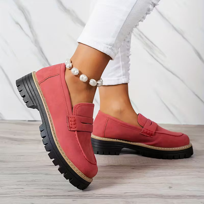 ComfortStep™ Women’s Supportive Vintage Loafers – Premium Comfort & Lightweight Walking