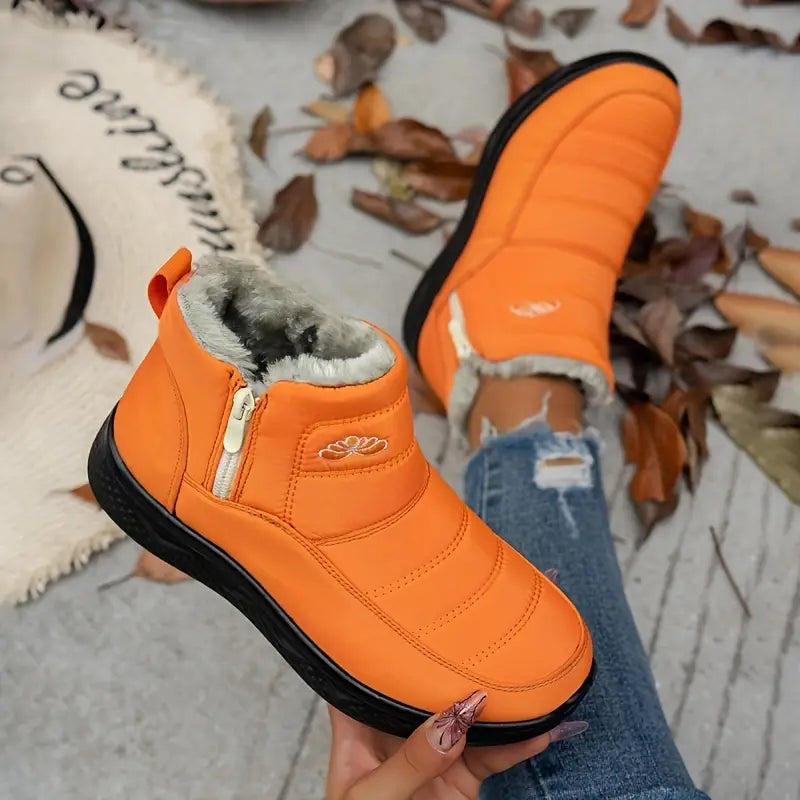 CozyWinter™ Women’s Waterproof Winter Boots – Non-Slip & Easy Zip-On