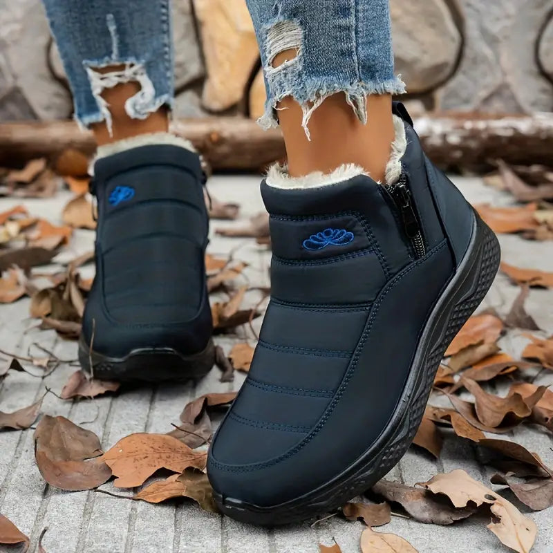 CozyWinter™ Women’s Waterproof Winter Boots – Non-Slip & Easy Zip-On