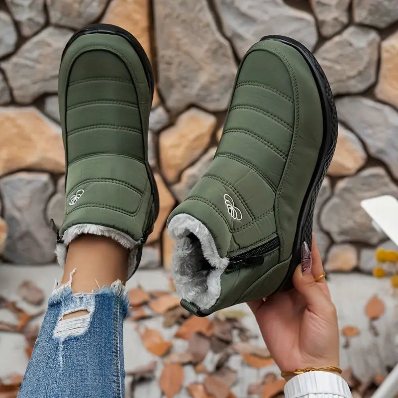 CozyWinter™ Women’s Waterproof Winter Boots – Non-Slip & Easy Zip-On