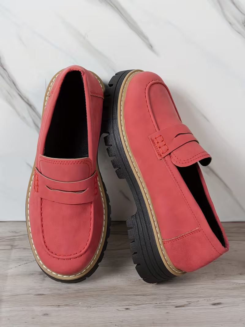 ComfortStep™ Women’s Supportive Vintage Loafers – Premium Comfort & Lightweight Walking