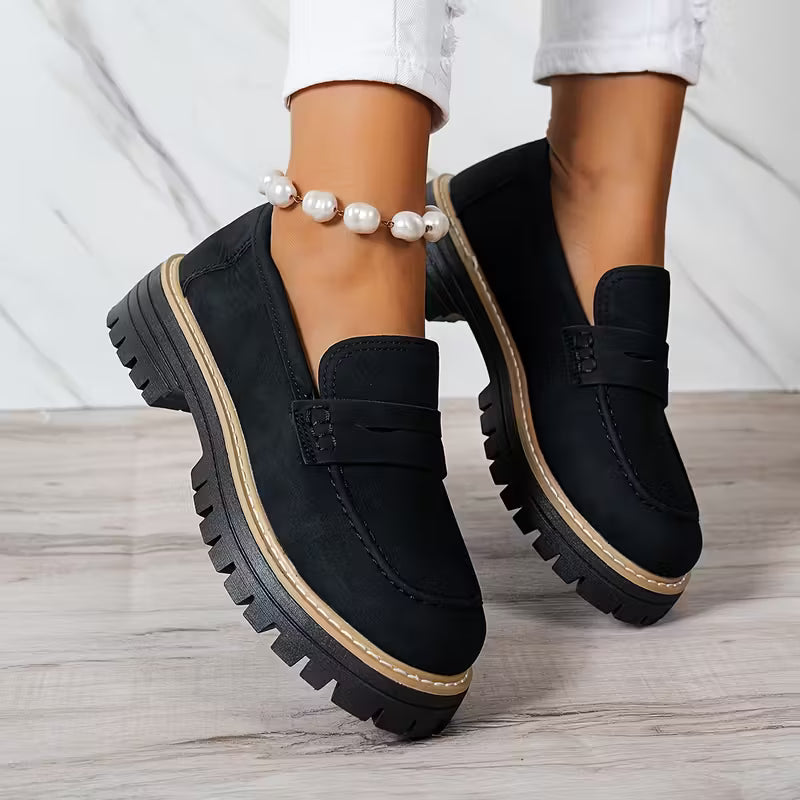 ComfortStep™ Women’s Supportive Vintage Loafers – Premium Comfort & Lightweight Walking