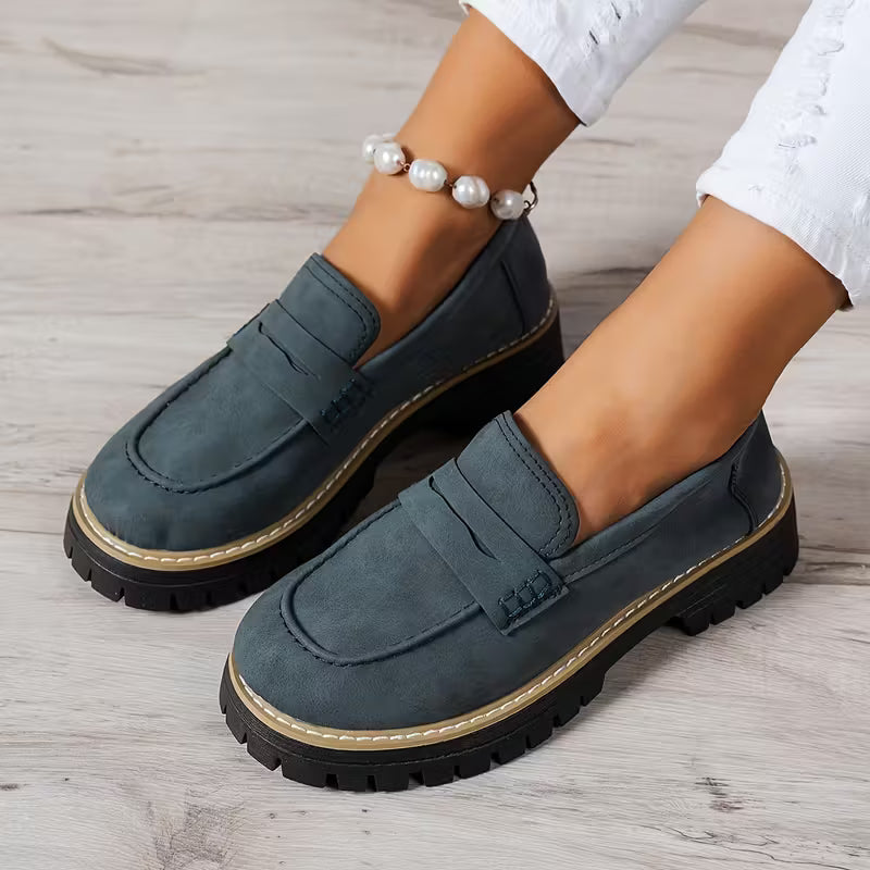 ComfortStep™ Women’s Supportive Vintage Loafers – Premium Comfort & Lightweight Walking