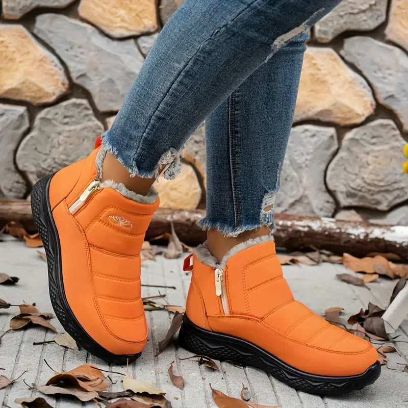 CozyWinter™ Women’s Waterproof Winter Boots – Non-Slip & Easy Zip-On