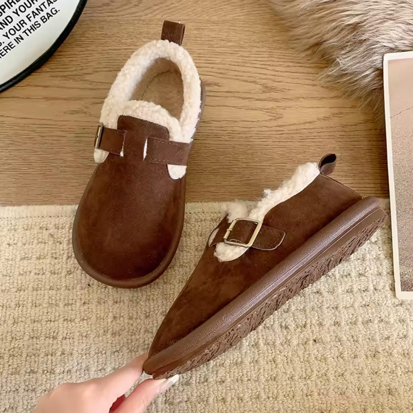 CozyStep™ Plush Winter Loafers – Warmth & Orthopedic Comfort