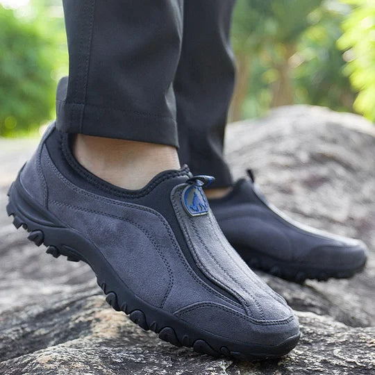(⏰Limited Time Sale 45% OFF) Men's Orthopedic Slip-On Shoes, Lightweight Comfortable Wide Toe Walking Shoes