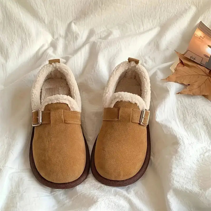 CozyStep™ Plush Winter Loafers – Warmth & Orthopedic Comfort